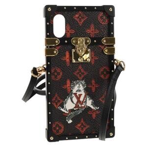 LOUIS VUITTON Catgram iPhone X iPhone XS Eye Trunk iPhone M63891 LV Auth 128518M